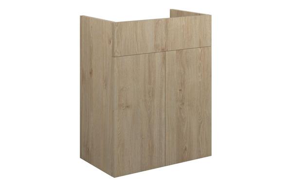 Eden 500mm Standard Basin Unit - Havana Oak (Oak Cab)
